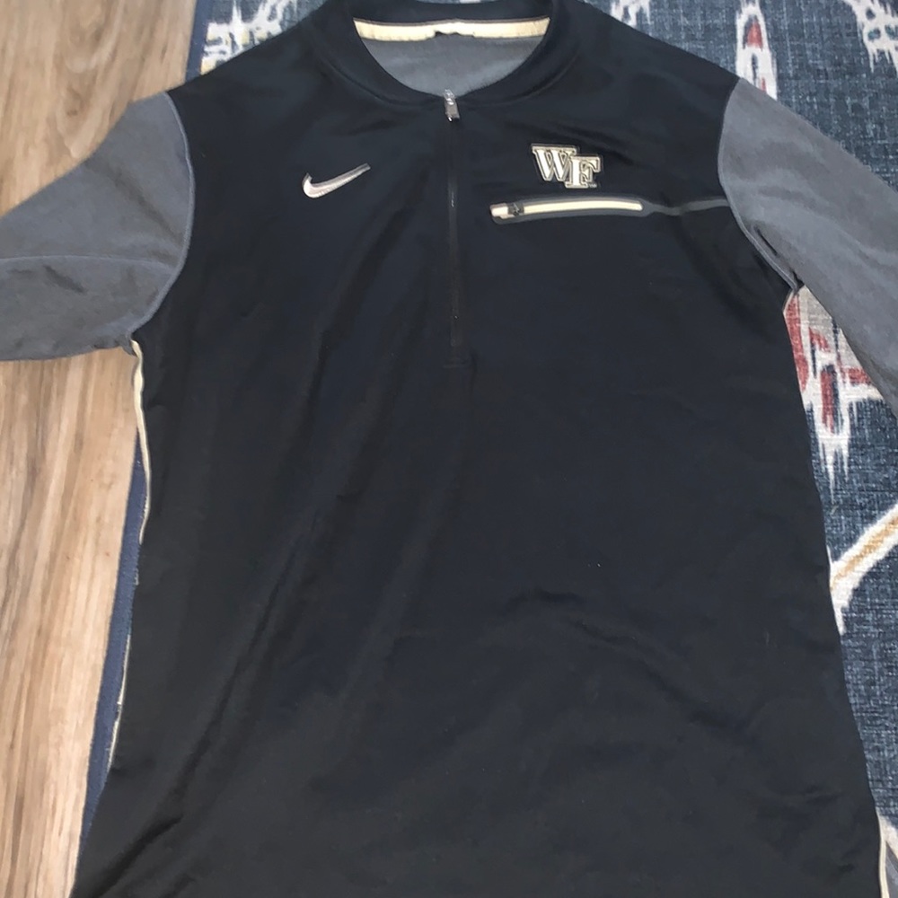 Nike coaches sideline pullover jacket Wake Forest